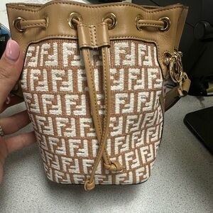 Fendi Montresor Bucket Bag Mini Handbag